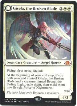 Magic the Gathering Gisela, the Broken Blade Card; Eldritch Moon; NM - Image 1