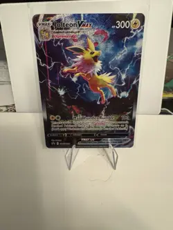 Jolteon VMAX SWSH184 Sword & Shield Promo Holo Card Near Mint Condition - Image 1