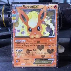 Flareon EX RC6/RC32 Pokemon Card XY Generations Rare Art Holo - Image 1
