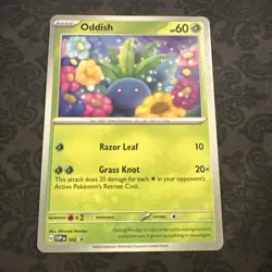 Oddish 102 Sv: Scarlet & Violet Promo Cards Regular - Image 1
