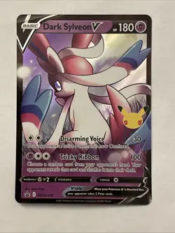 Dark Sylveon V SWSH134 SWSH: Sword & Shield Promo Cards Holo - Image 1
