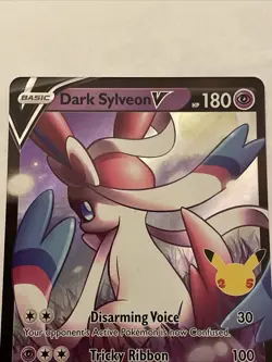 Dark Sylveon V SWSH134 SWSH: Sword & Shield Promo Cards Holo - Image 2