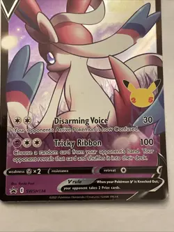 Dark Sylveon V SWSH134 SWSH: Sword & Shield Promo Cards Holo - Image 3