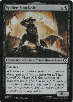Spider-Man Noir - FOIL - U Marvel's Spider-Man 67 - MTG - Image 1