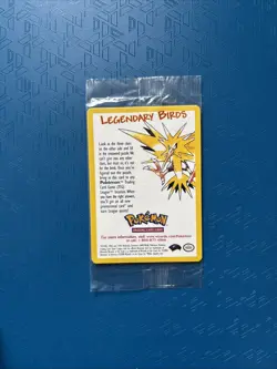 Zapdos - Wizards Black Star Promo # 23 - Sealed Legendary Birds Pokemon Promo - Image 1