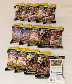 15 x Pokemon Evolving Skies TCG Sleeved Booster Packs Brand New Factory Sealed - Image 2
