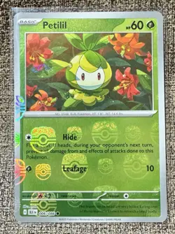 Pokemon TCG Petilil (Master Ball Pattern) 006/086 Sv: Black Bolt Holo NM/MINT - Image 1