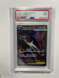 Pokemon TCG - Mega Latias ex 163/132 Mega Evolution Ultra Rare - NM - PSA 9 - Image 1