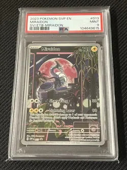 Pokemon Center Stamp Promo Miraidon Scarlet & Violet ETB SVP EN 013 PSA 9 Mint - Image 1