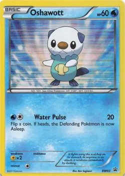 Pokemon - Oshawott #BW03 - Black and White Promos Holo - Image 1