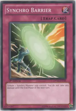 3 x Synchro Barrier - DP10-EN026 - Common - Unlimited Edition Near Mint, English - Image 1