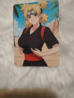 Temari - Naruto Double Sided Sexy Waifu Anime Trading Card PEEKA BOO - Image 2