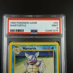 PSA 9 Wartortle 42/102 Pokemon Base Set 1999 Non Holo Card - Image 2