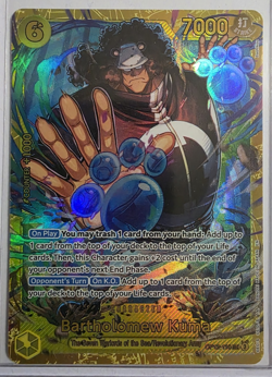 Bartholomew Kuma English SEC OP12-119 Legacy of the Master One Piece Card Game - Image 1