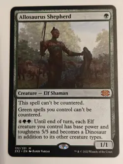 Allosaurus Shepherd Double Masters 2022 English Regular Mythic Rare NM - Image 1