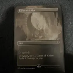 MTG Caves of Koilos Borderless Dominaria United Rare NM - Image 1