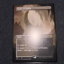 MTG Caves of Koilos Borderless Dominaria United Rare NM - Image 2
