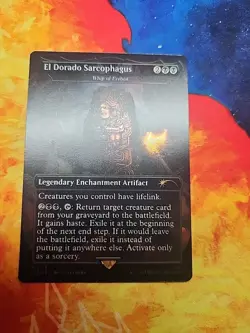 El Dorado Sarcophagus - Whip of Erebos (Rainbow Foil) - Secret Lair Drop - NM - Image 1
