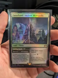 MTG Magic The Gathering Zanarkand, Ancient Metropolis Foil R #293 FIN - Image 2