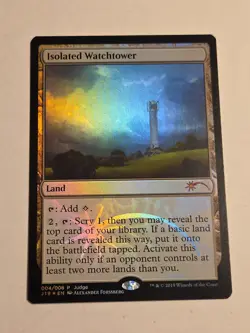 Isolated Watchtower X1 FOIL MTG Judge Promo J19 - Image 1