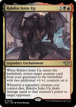 Rakdos Joins Up 225 MTG NM Outlaws of Thunder Junction - Image 1
