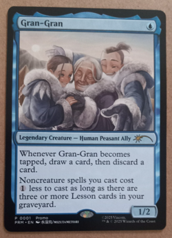 MTG Firebending Student, Gran-Gran, Unlucky Cabbage Merchant PROMOS AVATAR - Image 2