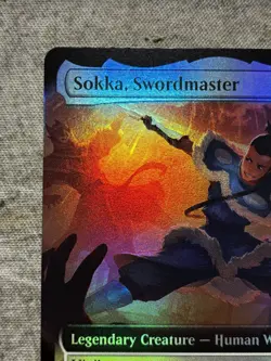 MTG Avatar (TLA) Sokka, Swordmaster (Extended Art) Mythic 0174 Foil English - Image 2