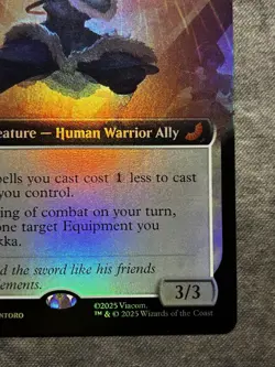 MTG Avatar (TLA) Sokka, Swordmaster (Extended Art) Mythic 0174 Foil English - Image 5