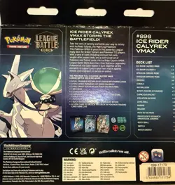 Pokemon TCG Ice Rider Calyrex VMAX League Battle Deck New Level 3 Sealed NIB 820650850424 - Image 3