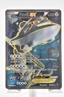 Steelix EX (Full Art) Basic 108/114 Rare Holo Pokemon XY - Steam Siege NM - Image 1