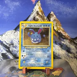 Light Azumarill - 13/105 Pokemon Neo Destiny - Holo ?? HP/Damaged - Image 1