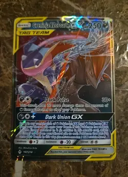 Greninja & Zoroark GX Tag Team 107/214 Unbroken Bonds Holo Pokemon Gradable ???? - Image 1
