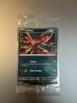 Sealed Yveltal 088/132 Reverse Holo Mega Evolution Pokemon GAMESTOP PROMO - Image 1