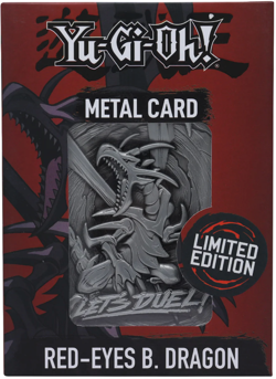 Red Eyes B. Dragon Yu-Gi-Oh! Limited Edition Metal Card - Image 1