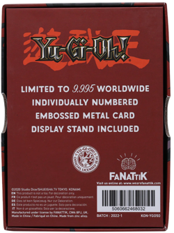 Red Eyes B. Dragon Yu-Gi-Oh! Limited Edition Metal Card - Image 2