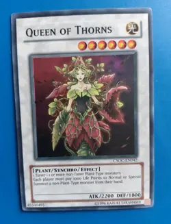 MP Yugioh Queen of Thorns CSOC-EN042 Unlimited Edition Super Rare - Image 1