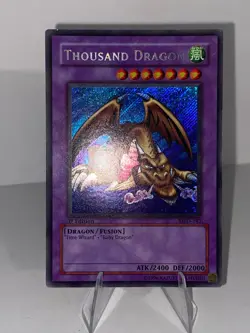 Thousand Dragon MRD-143 Metal Raiders 1st Edition - MP - Yugioh Secret Rare OG - Image 3