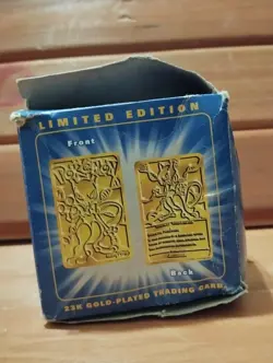 Limited Edition Pokemon 23K Gold-Plated Trading Card - Mewtwo (Damaged Box) - Image 2