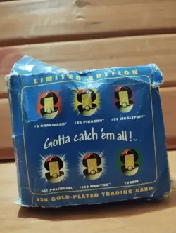 Limited Edition Pokemon 23K Gold-Plated Trading Card - Mewtwo (Damaged Box) - Image 3