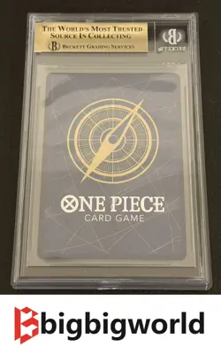 One Piece Card Game Carrying On His Will Foil Sabo Manga Alt Art OP13-120 BGS 10 - Image 2