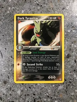 Pokemon TCG Cards Dark Tyranitar 20/109 Team Rocket Returns Rare EXC - Image 1