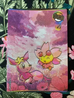 ?? Cherrim Deerling SCR Pack Hit?? Pokemon Eif Origin RARE 3.0 Non TCG Card NM?? - Image 1