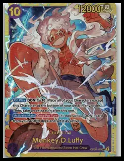 Monkey.D.Luffy OP05-119 SEC - One Piece TCG - English Card Near-Mint Secret Rare - Image 1