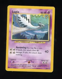 Pokemon Neo Revelation Lugia TCG 20/64 Vintage 2000 Non-Holo Card - Image 1