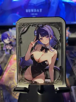 Goddess Story Metal Card Serialized Anime Waifu Random Serial # - Image 1