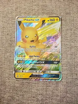 Pikachu GX-SM232 -Jumbo Oversized Pokemon Card Sun & Moon Black Star "Excellent" - Image 1