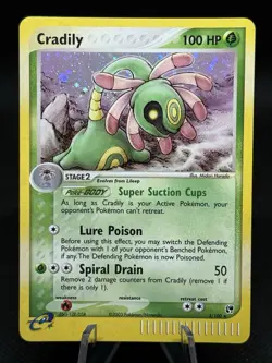 Pokemon TCG Cradily EX Sandstorm Holo Card 3/100 Rare MP - Image 1