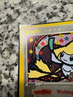 Pokemon TCG Jirachi EX Deoxys stamped Holo Card 9/107 Rare LP/MP - Image 2
