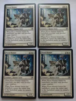 Fiend Hunter x 4 Innistrad Regular MTG Playset Magic - Image 1