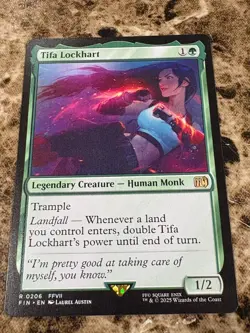 TIFA LOCKHART Magic MTG Final Fantasy - Image 1